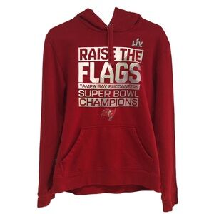 2/$24 🌻 Tampa Bay Buccaneers Super Bowl Sweatshirt w Hood Sz M